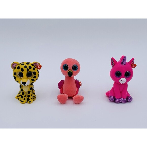 Ty Beanie Boos Mini Boo Series 3 Blind Bag Figure lot Unicorn Flamingo Leopard - Picture 1 of 7